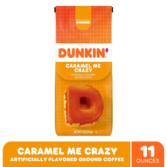 Dunkin'_Caramel_Me_Crazy_Flavored_Ground_Coffee,_11_Ounce_(Pack_of_1)