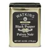 Watkins Gourmet Spice Tin - Pure Ground Black Pepper, 6 oz. Tin, 1-Pack, Flavor