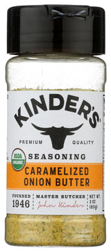 Kinders Organic Caramelized Onion Butter Seasoning, 3 OZ