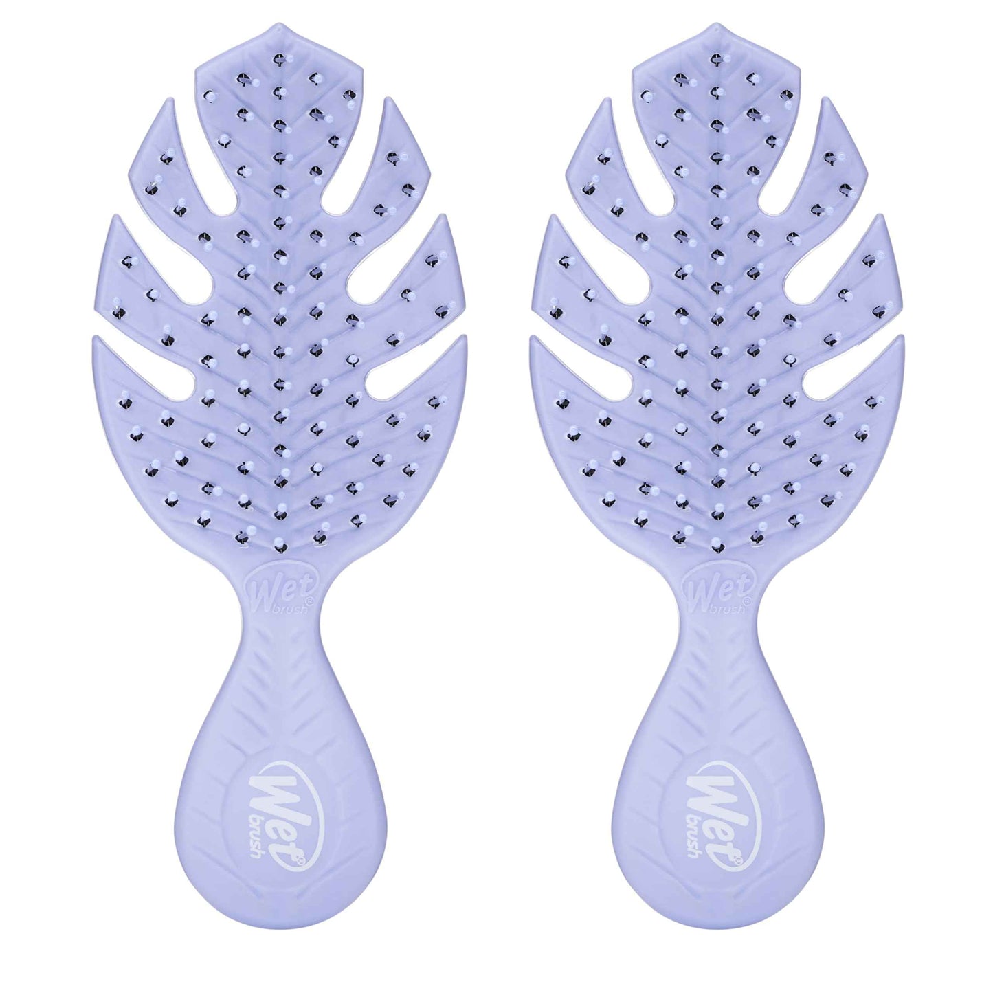 Wet Brush Go Green Mini Detangler, Detangling Travel Hair Brush - Ultra-Soft IntelliFlex Bristles Glide Through Tangles & Gently Loosens Knots While Minimizing Pain, Split Ends & Breakage