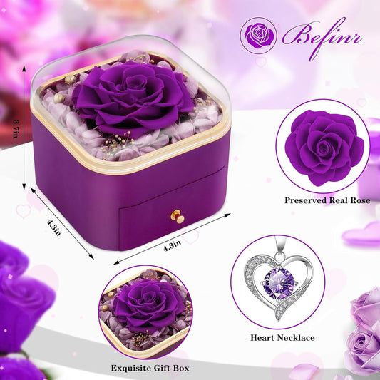 Beferr_Gifts_for_Mom_Preserved_Real_Rose_with_Necklace_Eternal_Roses_Fresh_Flowers_for_Delivery_Prime_Birthday_Anniversary_Purple_Gifts_for_Women_Mothers_Grandma_Wife_Daughter_Girlfriend_Sister