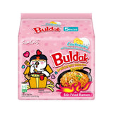 Samyang Buldak Spicy Ramen, Hot Chicken Ramen, Korean Stir-Fried Instant Noodle, Carbonara, 1 Bag with 5 Pack Food ramen 🍜 pink buldakramen korean fire