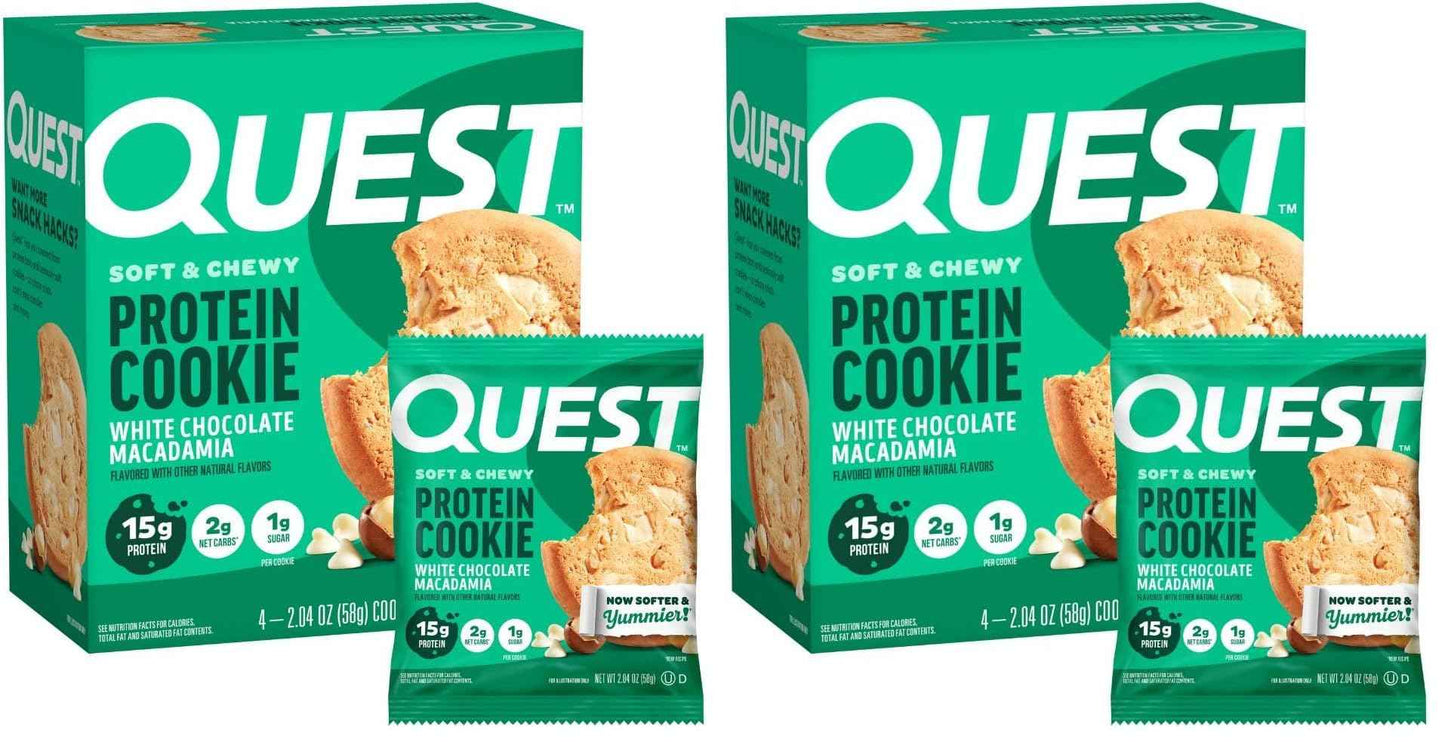 Quest Nutrition Protein Cookie, 15g Protein, 1g Sugar, 3g Net Carbs, Keto Friendly, High Protein, Low Carb