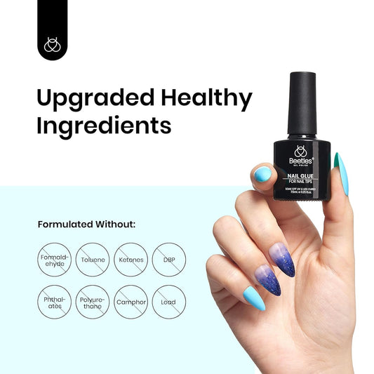 Beetles_9_in_1_Nail_Glue_Gel_for_Nail_Tips_and_Clear_Acrylic_Nails_Long_Lasting,_Curing_Needed_UV_Extension_Glue_for_False_Nail_Tips_and_Press_on_Nails,_Spring_Nail_Art