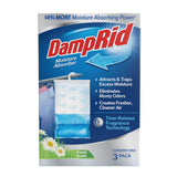 DampRid Hanging Moisture Absorber, 16 oz., 3 Pack - Eliminates Musty Odors for Fresher Air, Ideal Moisture Absorbers for Closet, 14% More Moisture Absorbing Power*