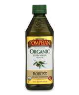 Pompeian USDA Organic Robust Extra Virgin Olive Oil, Contains Polyphenols, First Cold Pressed, 16 Fl Oz