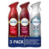 Febreze Air Mist Air Freshener Spray, Odor-Fighting Room Spray for Home, Bathroom, & Kitchen, Holiday Scents