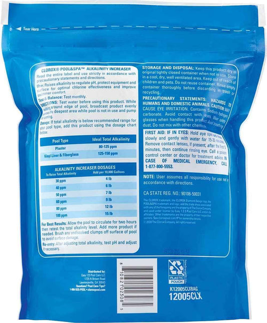 Clorox® Pool&Spa™ Swimming Pool Alkalinity Increaser, Keeps pH Balanced