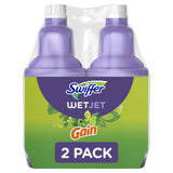Swiffer WetJet Multi-Purpose and Hardwood Liquid Floor Cleaner Solution Refill, with Gain Scent,