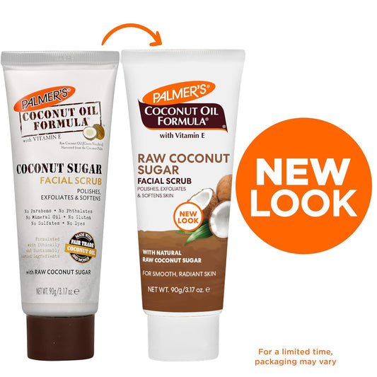 Palmer's_Coconut_Oil_Formula_Coconut_Sugar_Facial_Scrub_Exfoliator,_Face_Scrub_to_Gently_Exfoliate_Away_Dirt_and_Dead_Skin_Cells_with_Chamomile_to_Soften_&_Calm,_3.17_Ounces_(Pack_of_1)