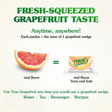 TRUE GRAPEFRUIT Water Enhancer 32 Packets| Zero Calorie Unsweetened Water Flavoring Beverage Drinks Mixed