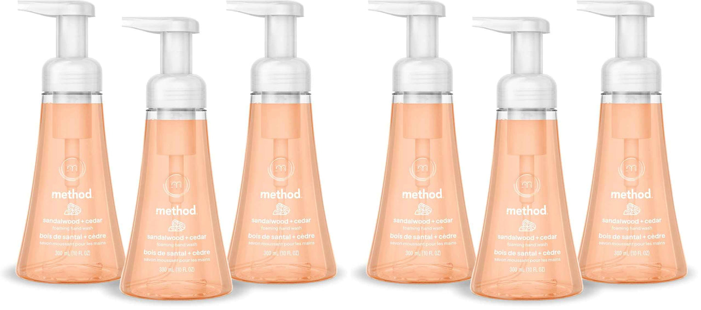 Method Foaming Hand Wash, Sandalwood + Cedar, 10 fl oz