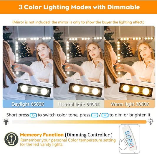Vanity_Lights_for_Mirror_LED_Makeup_Light_Strip_with_3_Color_Temperature_Lighting_Modes_and_Dimmable_Stick_on_Vanity_Bathroom_Mirror,Ultra_Bright_(Mirror_Not_Included)