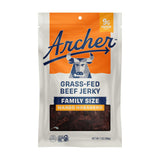Country Archer Grass Fed Beef Jerky - Beef Snack Bags Bulk, Individual Packs, Protein Snack, Gluten Free, No Nitrates, Natural Ingredients