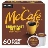 McCafe Breakfast Blend Coffee, Keurig Single Serve Keurig K-Cup Pods, Light Roast