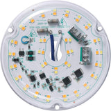 4 inch LED Retrofit Light Kit for Ceiling Fan Light Replacement Panel PCB 18W Color Temperature Adjustable 3000K 4500K 6000K 2200LM 120V CRI90 Dimmable