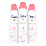Dove Antiperspirant Deodorant Rose Petals 3.8 oz 3 Count