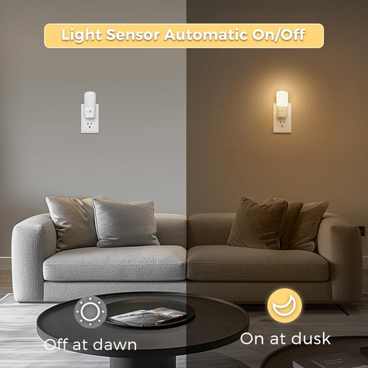 LOHAS_Plug_in_Night_Light,_Dimmable_LED_Night_Lights_With_Dusk_to_Dawn_Sensor,_Soft_White_3000K_Sleep_Nightlight,_Adjustable_Brightness_5-80lm_Mini_Light_for_Nursery_Kids_Room_Hallway_Kitchen,_2_Pack