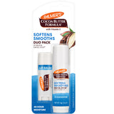 Palmer's Cocoa Butter Formula Duo Pack, Moisturizing Swivel Stick and Lip Balm with Vitamin E, All Day Moisturization, For use on Lips, Dry Patches, Marks & Scars