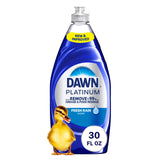 Dawn Platinum Refill Jug Dish Soap, Liquid Dishwashing Detergent Powerful Dawn Dish Soap for Tough Grease Removal Dishwashing Liquid Value Pack