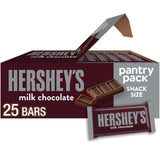 HERSHEY'S Milk Chocolate Snack Size, Candy Bars, 11.25 oz, Easter Basket Stuffers