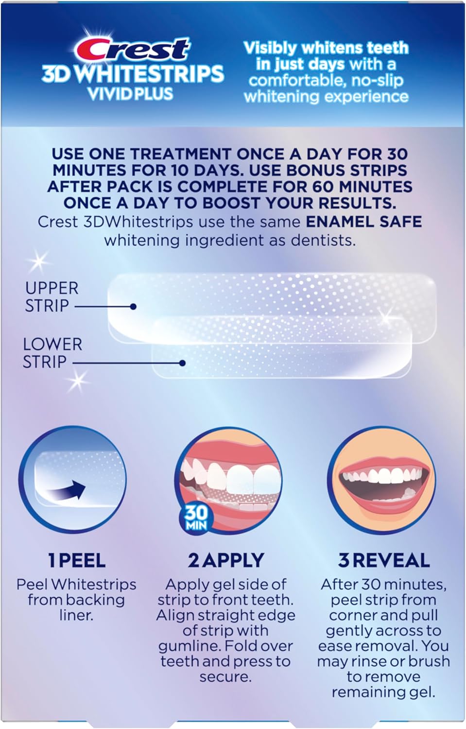 Crest_3D_Whitestrips_Vivid_Plus,_Teeth_Whitening_Strip_Kit,_10_Treatments_+_2_Bonus_Treatments_(Each_with_1_Upper/1_Lower_Strip),_24_Strips,_8_Levels_Whiter,_Teeth_Whitening_Kit
