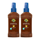 Banana Boat Deep Tanning Oil Spray SPF 4 | Dark Tanning Oil with SPF 4 Sunscreen, Water Resistant, 8Fl Oz each Twin Pack
