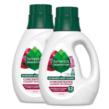 Seventh Generation Concentrated, No Dyes or Fragrance, Sensitive Skin Liquid Laundry Soap Targets Stains and Everyday Messes With Biobased Formula