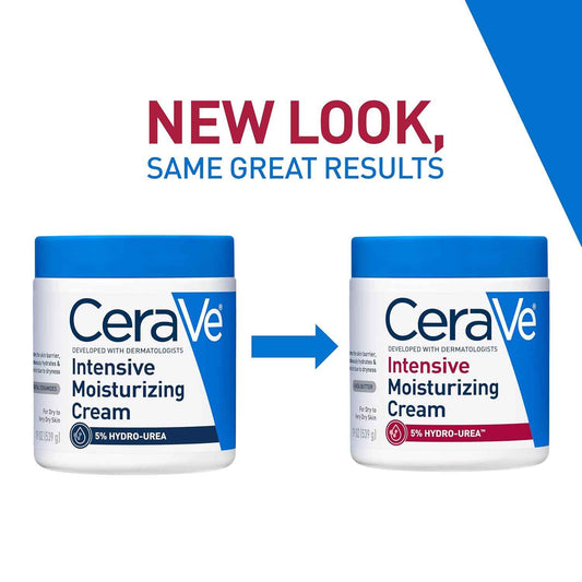 CeraVe Intensive Moisturizing Lotion, 3 Essential Ceramides + Hydro-Urea + Shea Butter, Body Lotion for Very Dry Skin, Relieves Rough, Tight, Red & Itchy Skin, Non-Greasy Hydrating Cream, 19oz