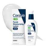 CeraVe PM Facial Moisturizing Lotion, Night Cream with Hyaluronic Acid and Niacinamide, Ultra-Lightweight, Oil-Free Moisturizer for Face