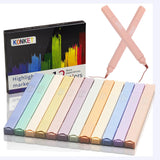 12Pcs Bible Highlighters, Aesthetic Cute Highlighters and Pens no bleed, Dry Fast Easy to Hold for School Supplies and Office Bible Journaling DIY Home (Morandi)