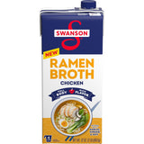 Swanson Ramen Chicken Broth, 32 Oz Carton