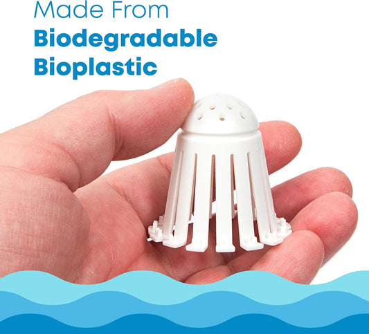 TubShroom_Toss_21pk_Disposable_Bath_Tub_Drain_Strainers_-_Hair_Catcher_Snare_for_Shower_Bathtub_to_Prevent_Clogged_Drains,_Traps_Human_and_Pet_Hair,_One_Year_Supply_(White)