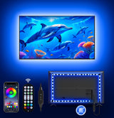 LED Lights for TV Led Backlight, 9.84ft RGB Led Strip Lights USB TV Lights Behind 32-43in TV, APP Remote Control Music Sync TV Led Lights for Bedroom