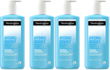 Neutrogena Hydro Boost Body Gel Cream, Hydrating Body Lotion with Hyaluronic Acid for Sensitive Skin, Fragrance-Free Hyaluronic Acid Moisturizer, 16 oz