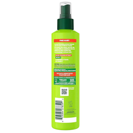 Garnier Fructis Grow Strong Thickening 10-in-1 Spray, Biotin-C, 8.1 Fl Oz