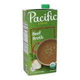 Pacific Foods Low Sodium Organic Beef Broth, 32 oz Carton