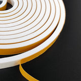 Weather Stripping Door Seal Strip, Strong Adhesive, Weatherproof, Reduce Noise, Gap Filler, Foam Insulation Tape for Doors and Windows (1/2 in x 1/4 in x 13 Ft)