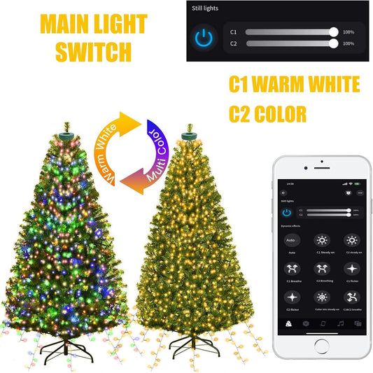 Smart_Christmas_Tree_Lights_with_Ring,_APP_Control_Music_Sync_6.56Ft_x_16_Lines_String_400_LED_Indoor_Outdoor_with_DIY_scenarios_17_Modes_Multicolor_Timing_for_Christmas_Tree_Decorations