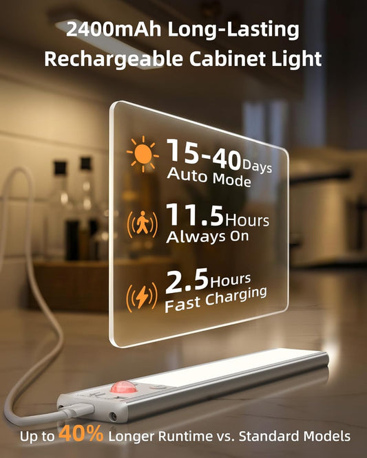 EZVALO_Under_Cabinet_Lighting,_2400mAh_Rechargeable_Motion_Sensor_Light_Indoor,_3_Color_Temps,_5-Level_Dimmable_Magnetic_Wireless_Closet_Lights_for_Kitchen,_Pantry,_Stairs_(2_Pack)