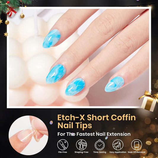 Beetles_Gel_Nail_Tips_576Pcs_Pre-shape_Short_Almond_Etch-X_Nail_Tips,12_Sizes_Soft_Acrylic_False_Nail_Tips_Half_Matte_Full_Cover_Easy_DIY_Press_On_Nail_Extensions_Art_Salon_Gift_Set_for_Women