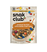 Snak Club Peanut Butter Chocolate Trail Mix, Butter Toffee Peanuts, Pretzels, Chocolate Candies, Family Size, 11 Ounce Snack Sweet Dessert Bonbon