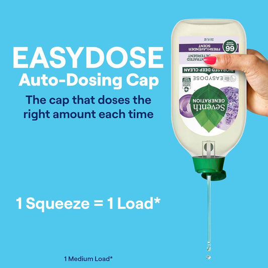 Seventh Generation EasyDose Laundry Detergent Ultra Concentrated Washing Detergent