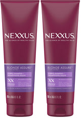 Nexxus Blonde Assure Purple Shampoo, For Blonde Hair Color Care Shampoo, Keratin Protein 8.5 oz