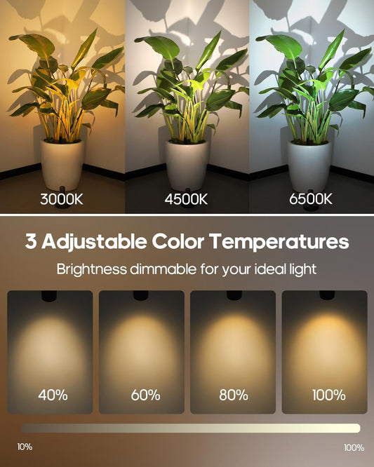 Spotlights_Indoor_with_Remote,_3000mAh_Rechargeable_Battery_Plant_Spotlight_Indoor,_Wireless_Uplighting_with_3_Colors_&_Dimmable,_LED_Picture_Light_for_Painting,_Artwork_Accent_Lighting(1/2_Pack)