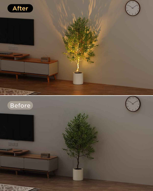LUXFURNI Spotlight Indoor – Premium Rechargeable Picture Light for High-End Gallery Walls and Collectible Displays