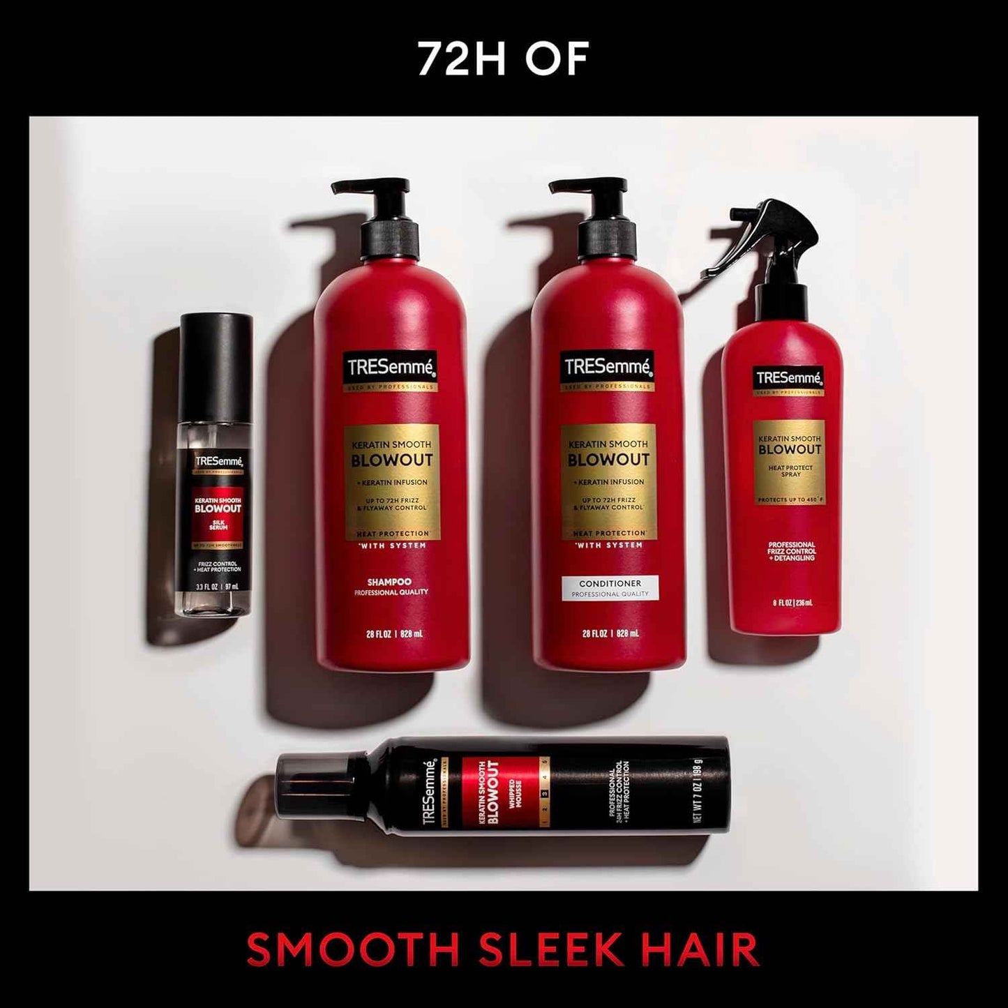TRESemmé Anti-Frizz Finishing Spray Keratin Smooth for a Flexible Hold Weightless 7 Fl Oz