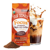 Four Sigmatic Gut Health Organic Ground Coffee | Medium Roast, Immune Boosting Probiotic Mushroom Coffee with Chaga & Turkey Tail for Gut Health & Immune Support