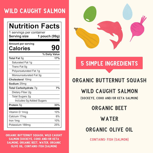 Serenity_Kids_6+_Months_Baby_Food_Pouches_Puree_Made_With_Ethically_Sourced_Meats_&_Organic_Veggies_|_3.5_Ounce_BPA-Free_Pouch_|_Wild_Caught_Salmon,_Butternut_Squash,_Beet_|_1_Count