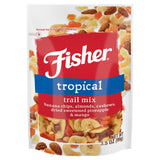 Snack Tropical Trail Mix, 3.5 Ounces, Banana/Chocolate Chips, Almonds, Cashews, Dried Sweetened Pineapple and Mango